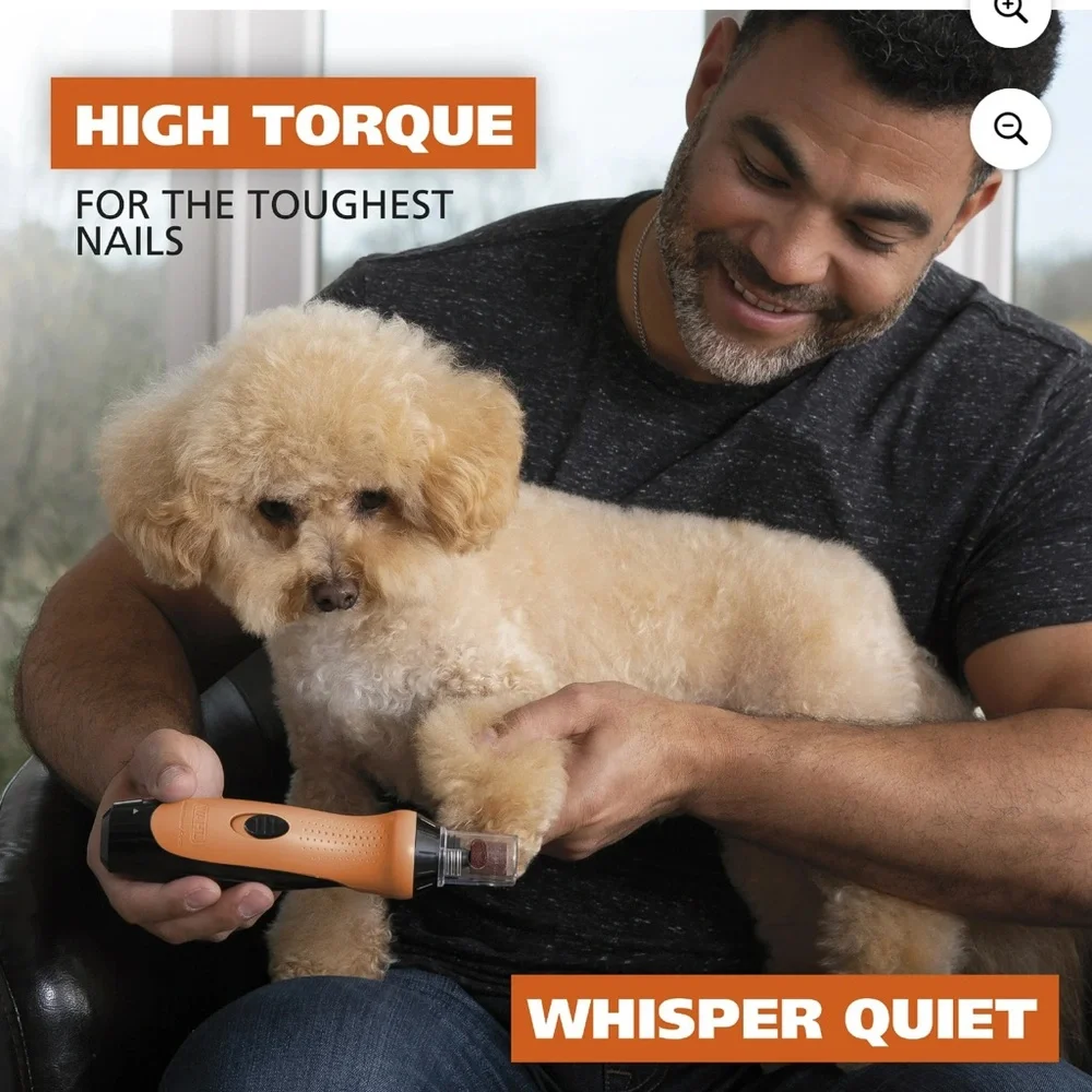 Wahl Grind & Smooth 2-Speed Nail Grinder - Orange and Black